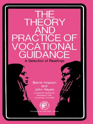 cover image of The Theory and Practice of Vocational Guidance
